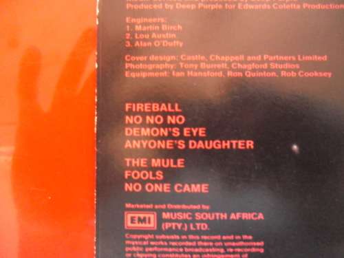 RARE!!! DEEP PURPLE - FIREBALL VINYL, LP, RECORD.